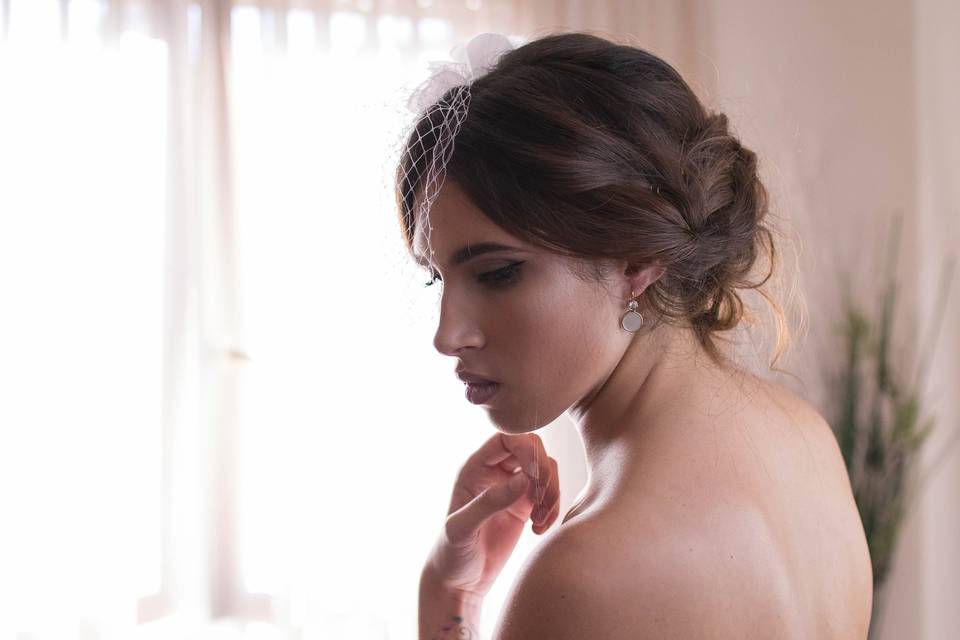 Maquillaje y recogido de novia