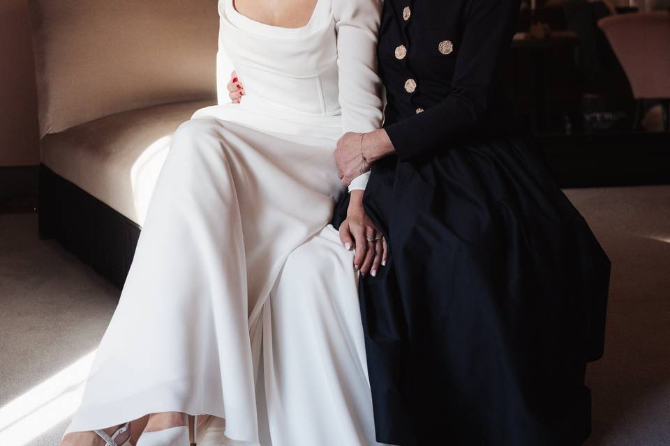 Nerea y su madre