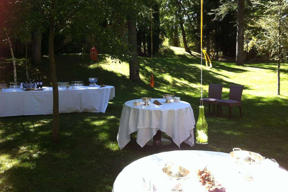 Aperitivos al aire libre