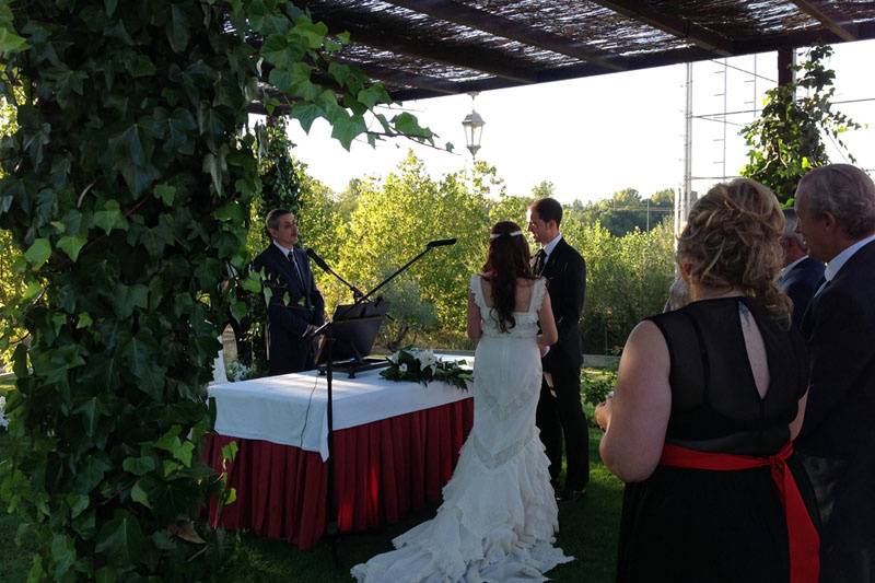 Ceremonia al aire libre