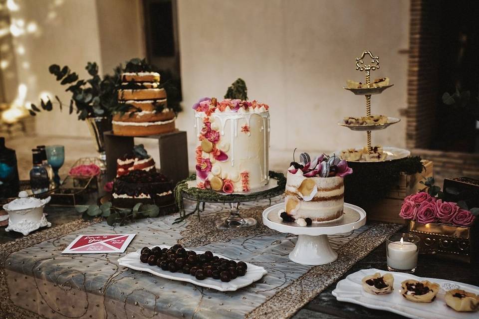 Mesa dulce para boda