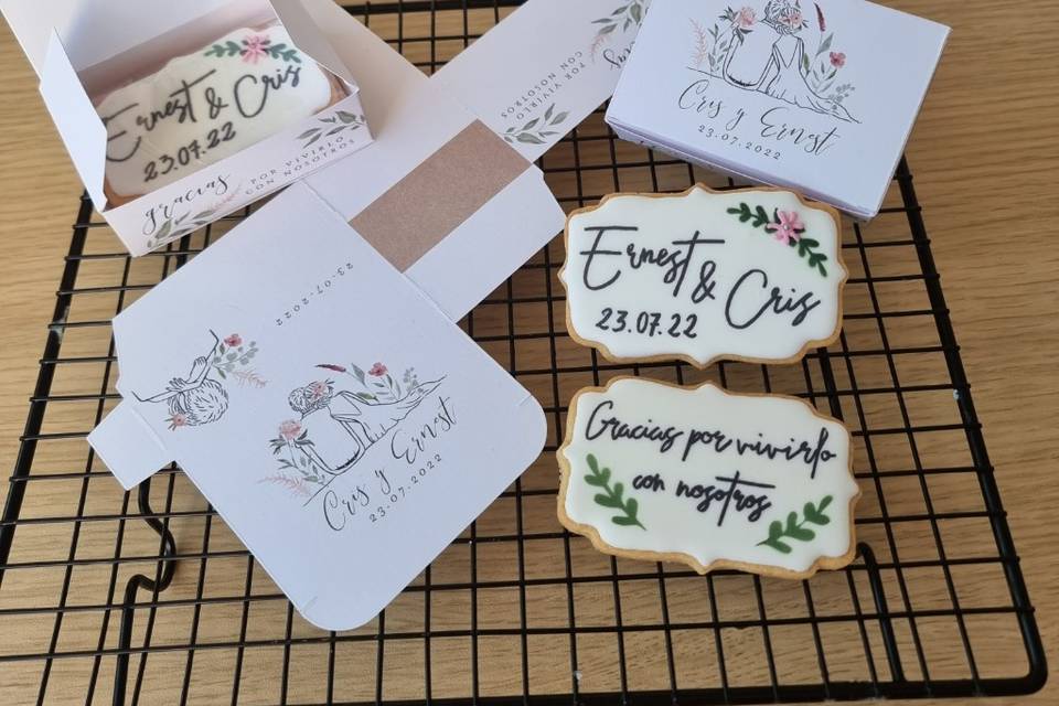 Galletas regalo invitados