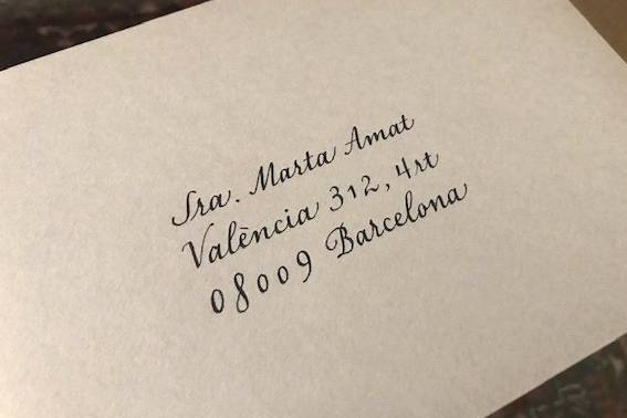 Javier Vilá Caligrafía