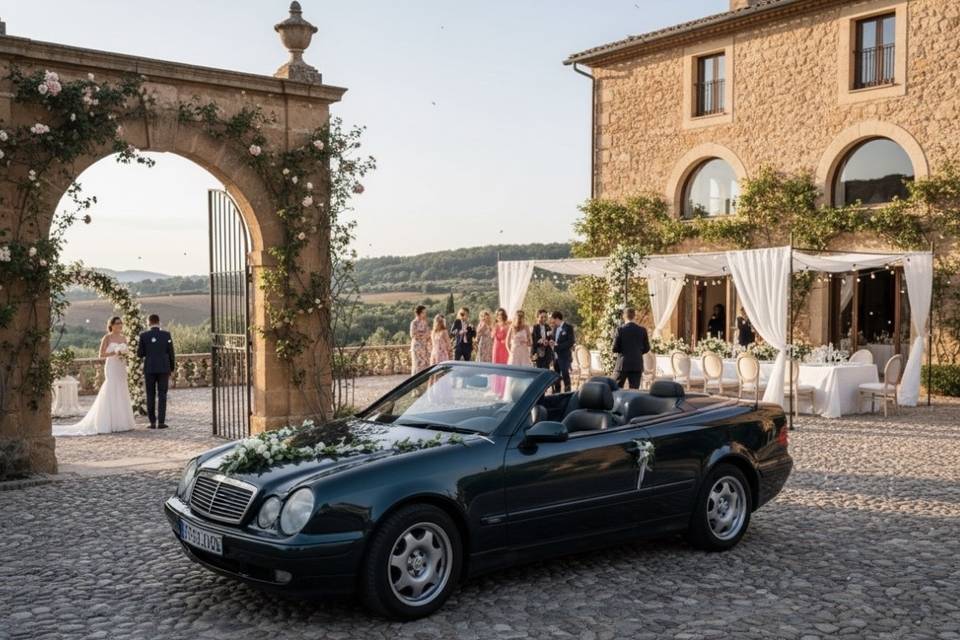 Mercedes descapotable.
