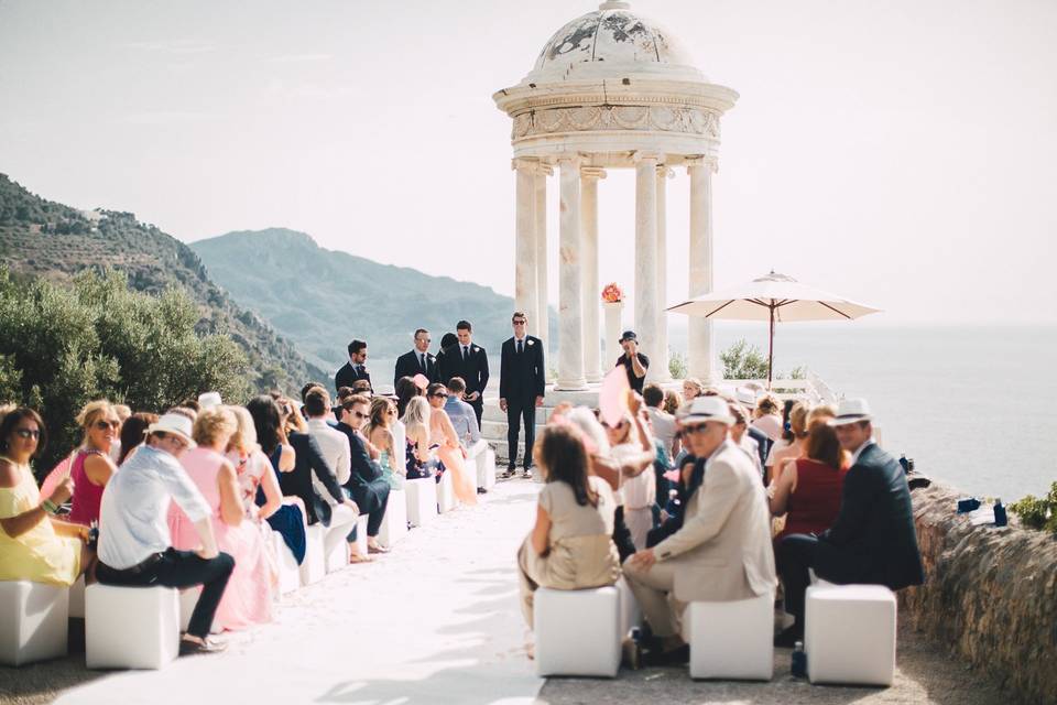 Boda junto al mar