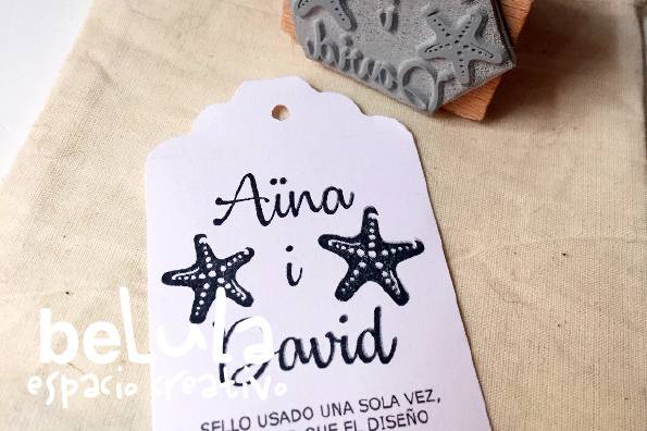 Sello boda personalizado