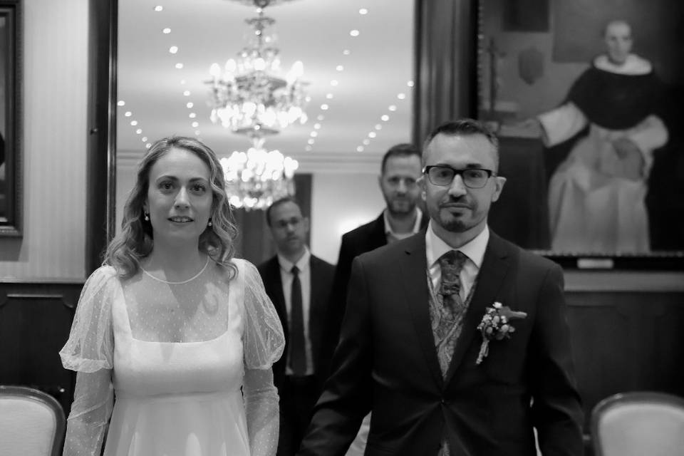 Ayuntamiento, la boda en Vitoria