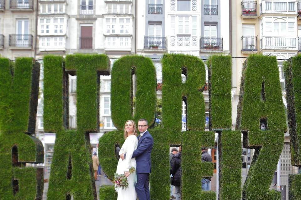 La boda en Vitoria Gasteiz