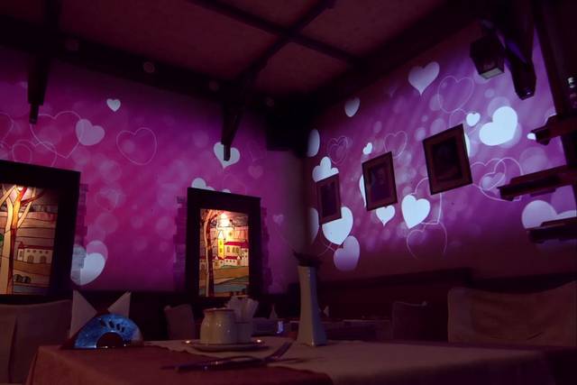 Videomapping en salón