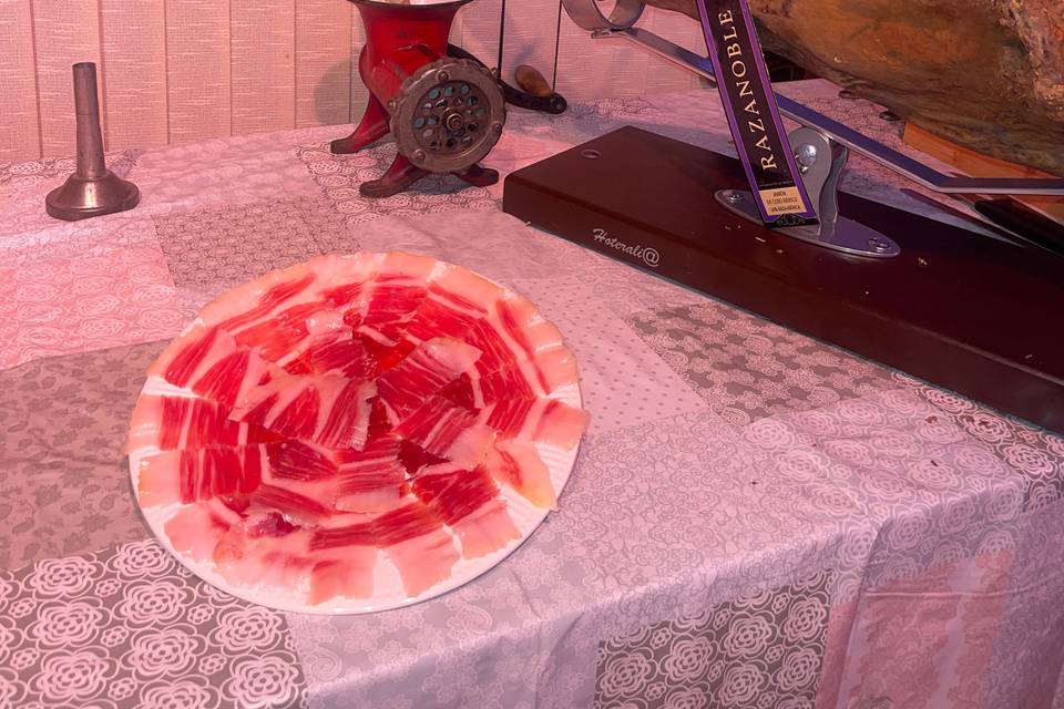 Plato de muestra