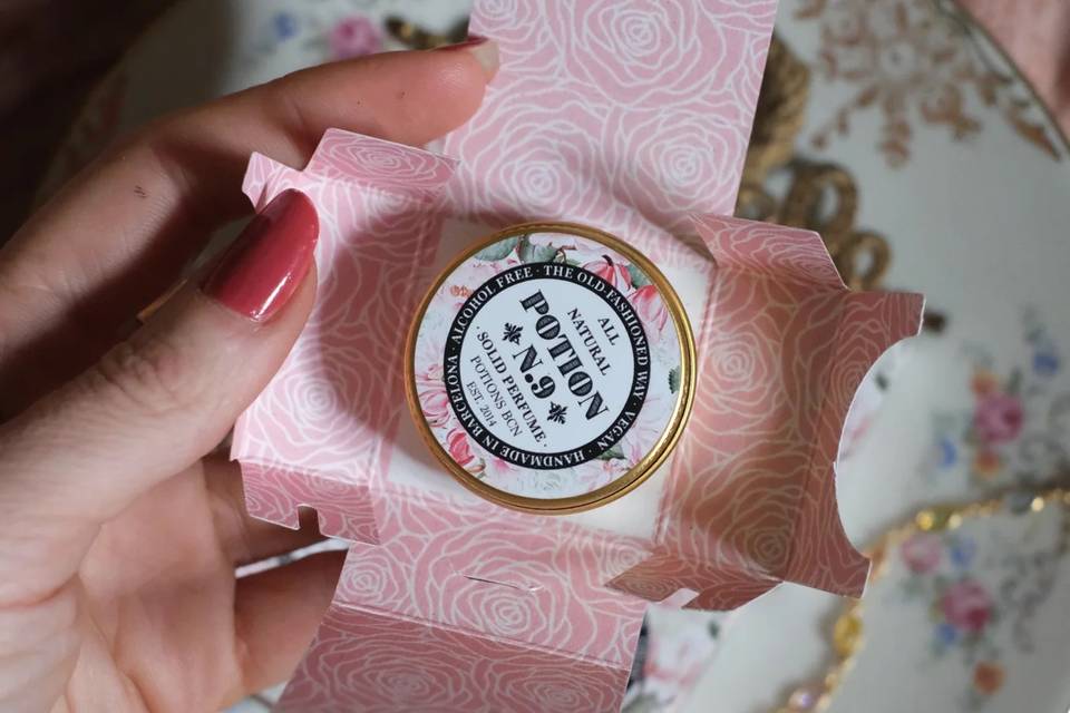 Perfume sólido de Rosas