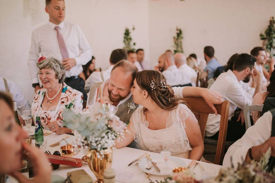 Pareja en el banquete