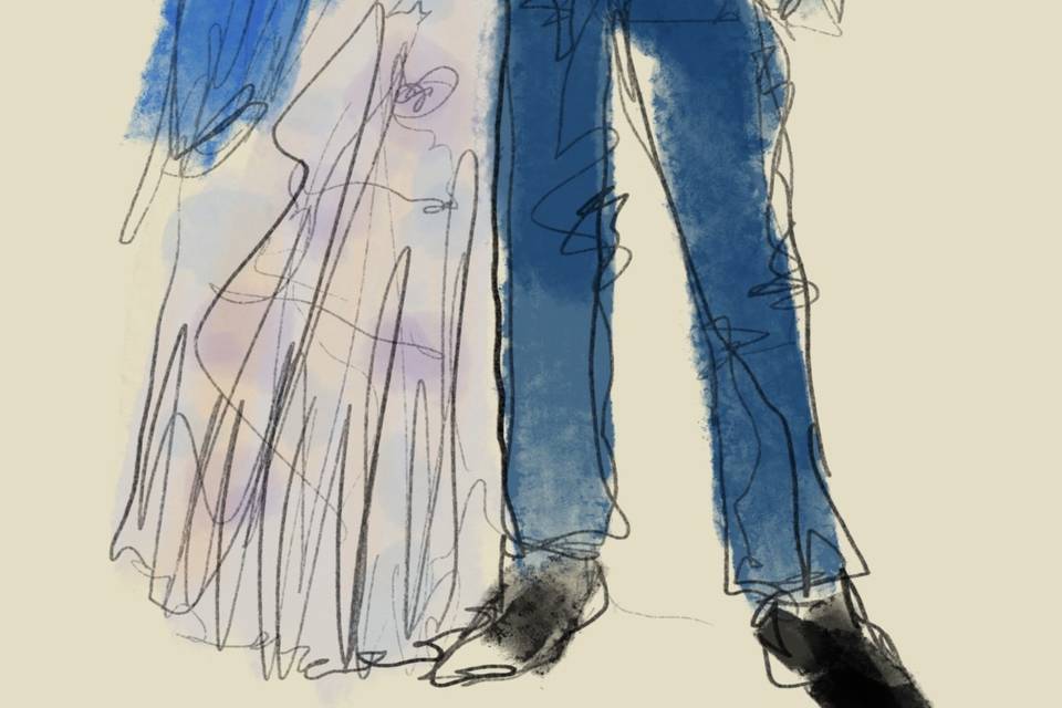 Pareja invitados