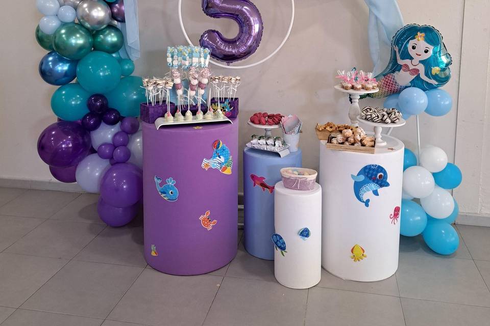 5 cumpleaños sirena