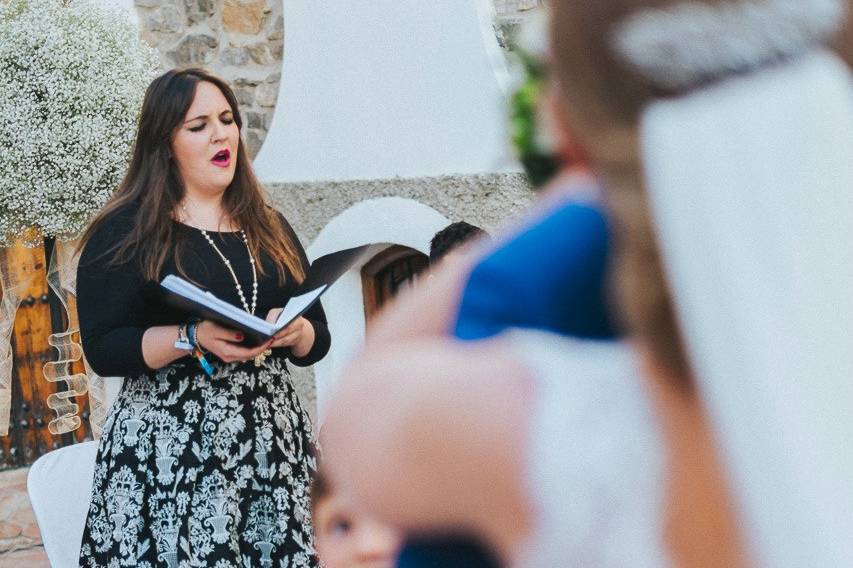 Durante una boda