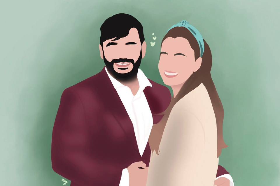 Ilustración de parejas