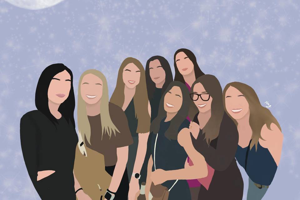 Ilustración de grupo
