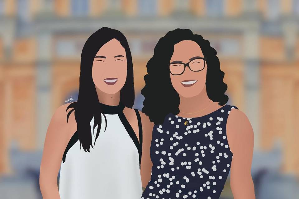 Ilustración de parejas