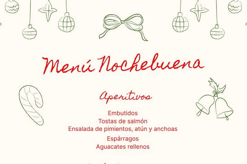 Diseño menú