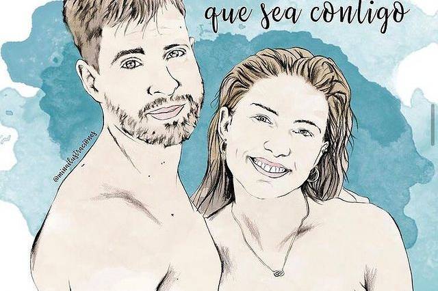 Dibujos de pareja