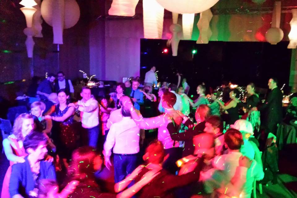 Disco en boda, ambiente