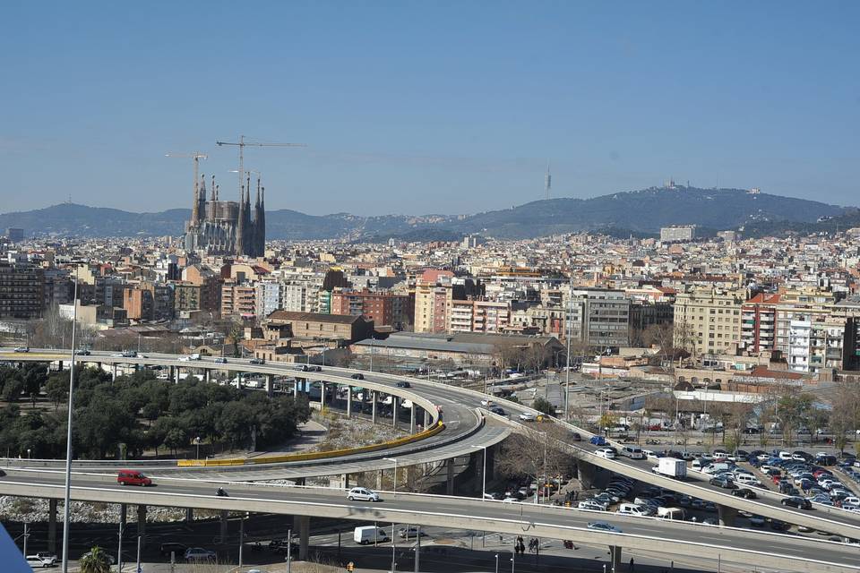 Vistas a la Sagrada Familia