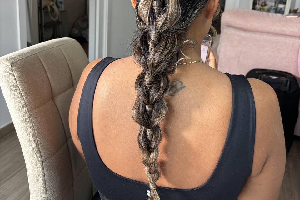 Trenza bohemia