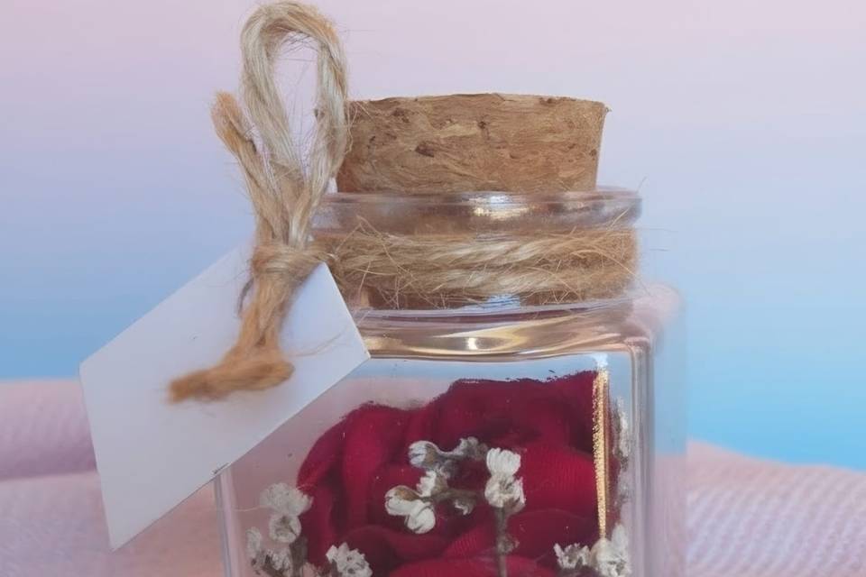 Frasquito con flor a tu gusto
