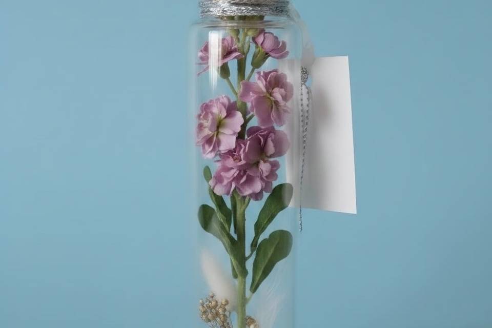 Frasquito con flor a tu gusto
