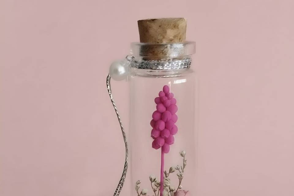Frasquito con flor a tu gusto