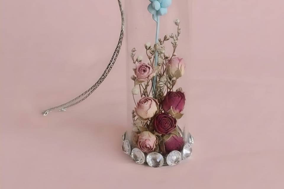 Frasquito con flor a tu gusto