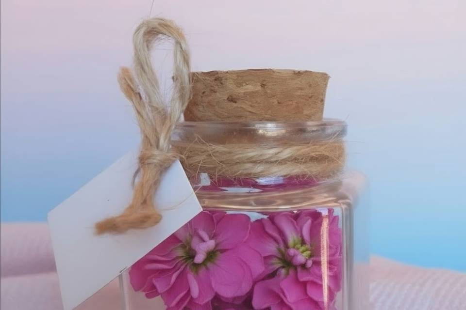 Frasquito con flor a tu gusto