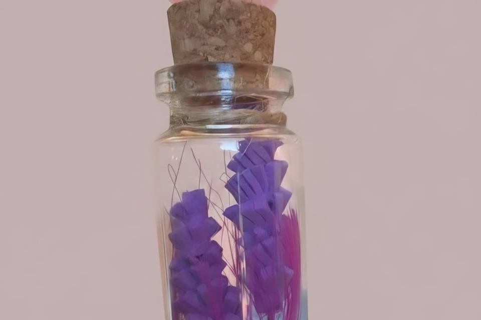 Frasquito con flor a tu gusto
