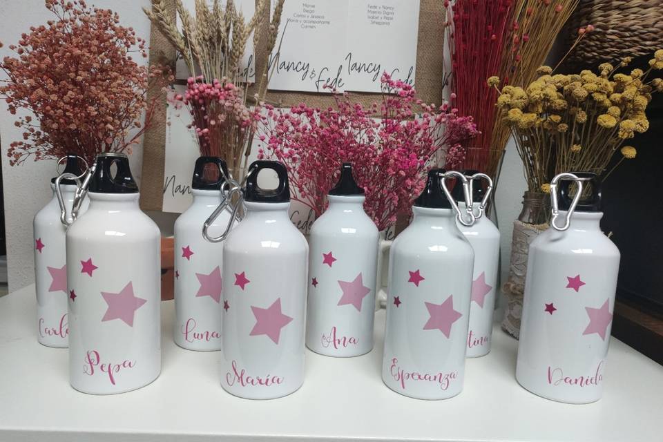 Botellas de estrellas