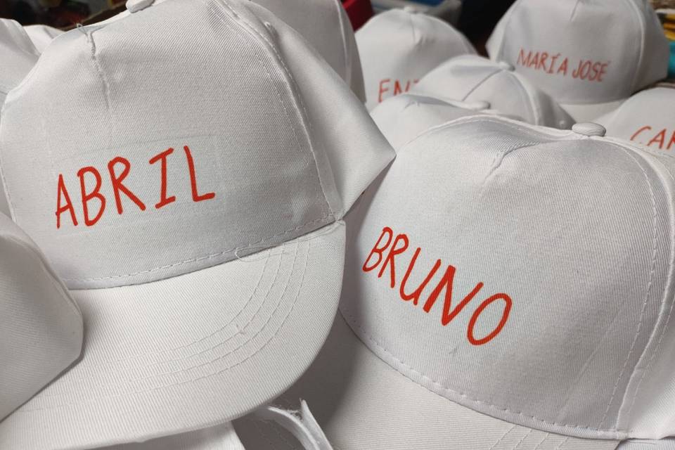 Gorras persolalizadas