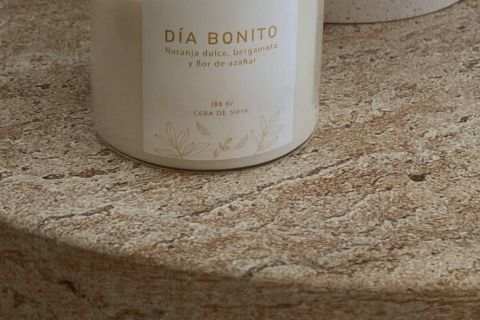 Vela de vaso de vidrio