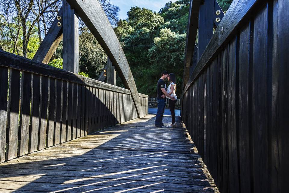 Besos en el puente