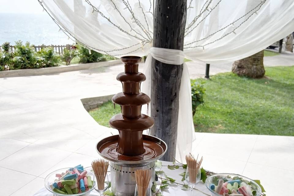 Fuente de chocolate