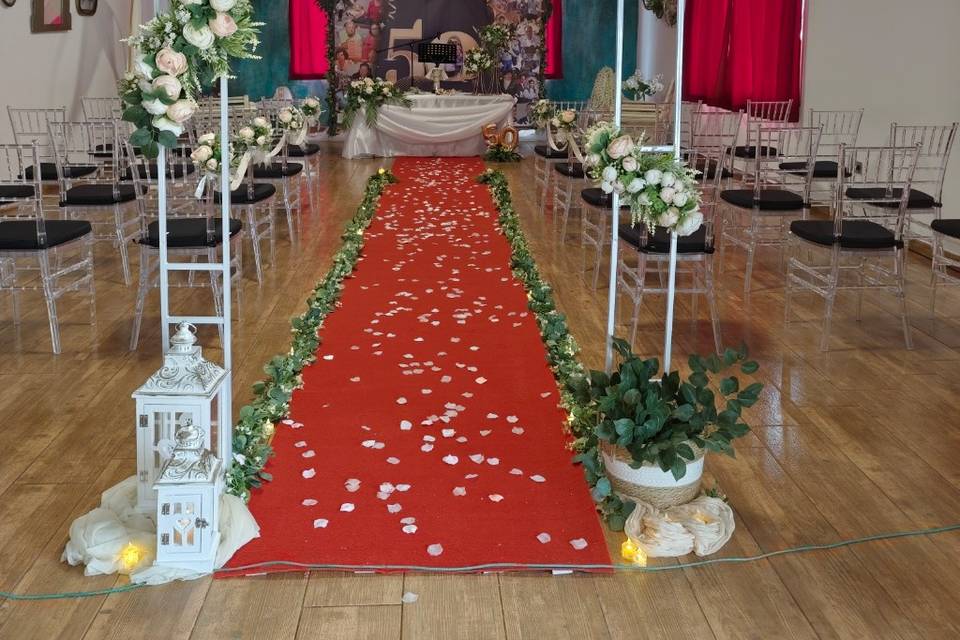 Decoración restaurante boda