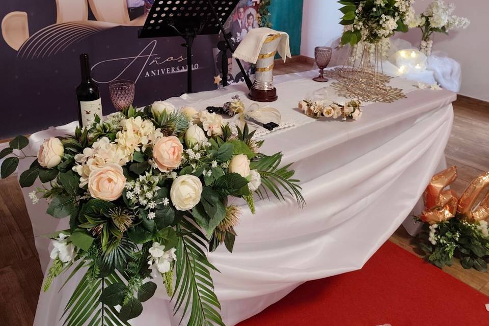 Decoración altar