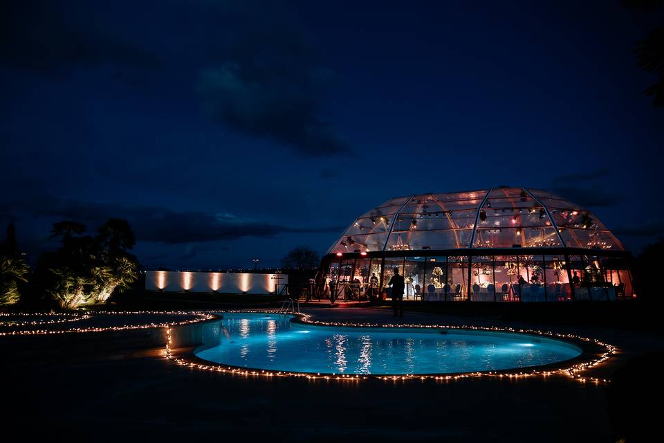 Carpa piscina