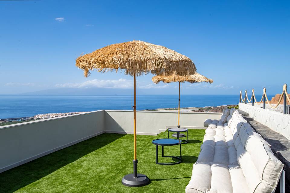 Zona chill out con vistas