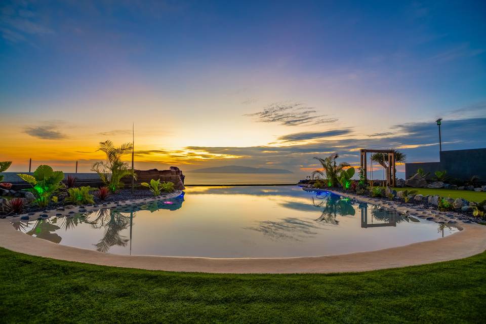 Piscina tipo playa