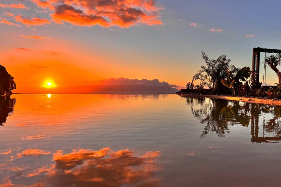 Vistas atardecer