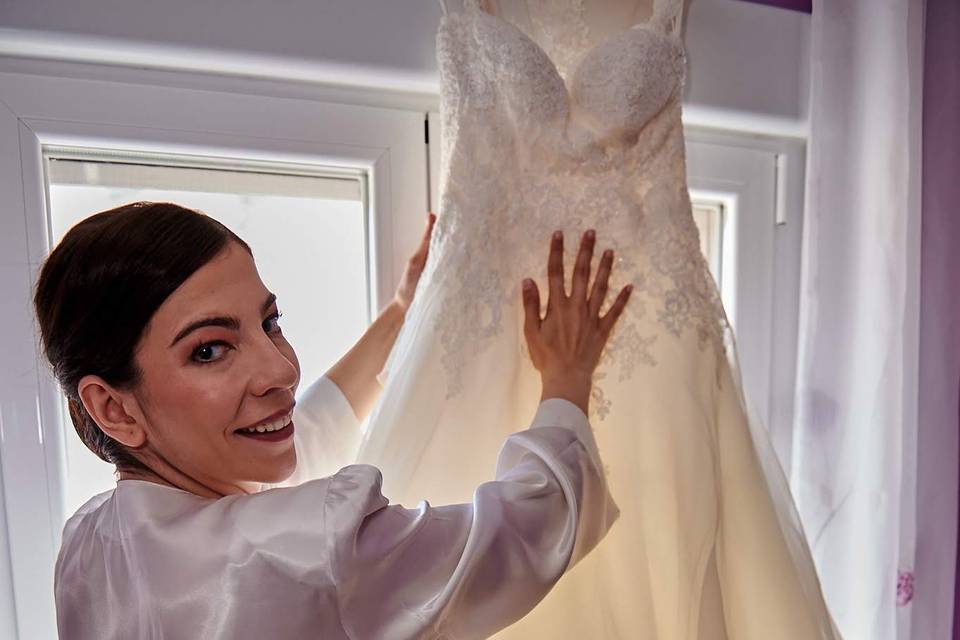 Preparativos de novias