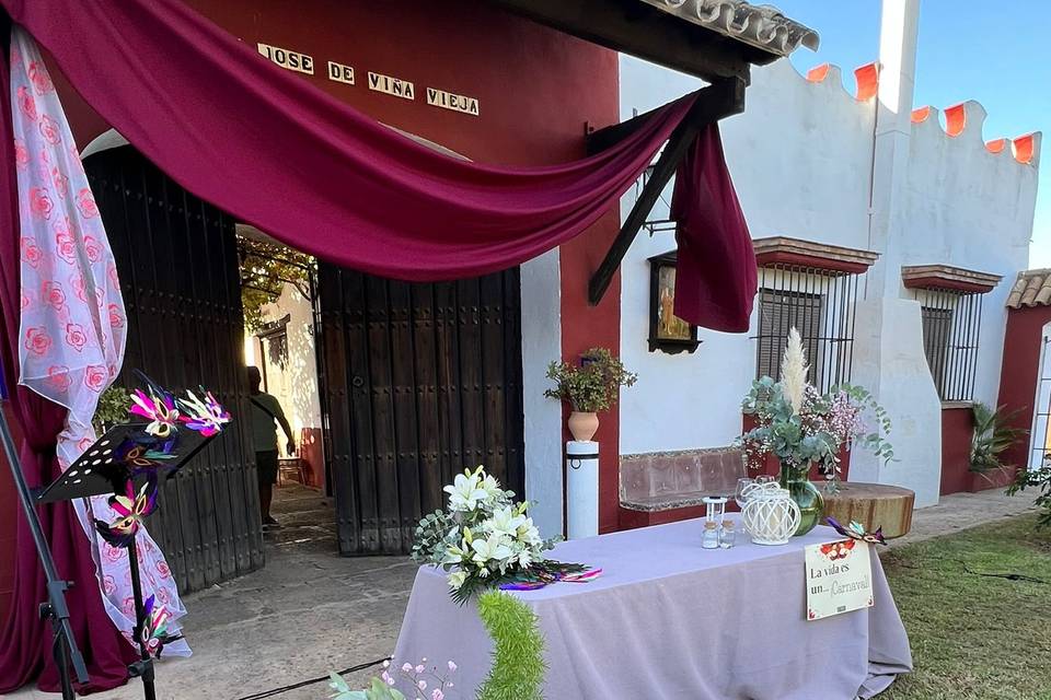 Decoración de boda