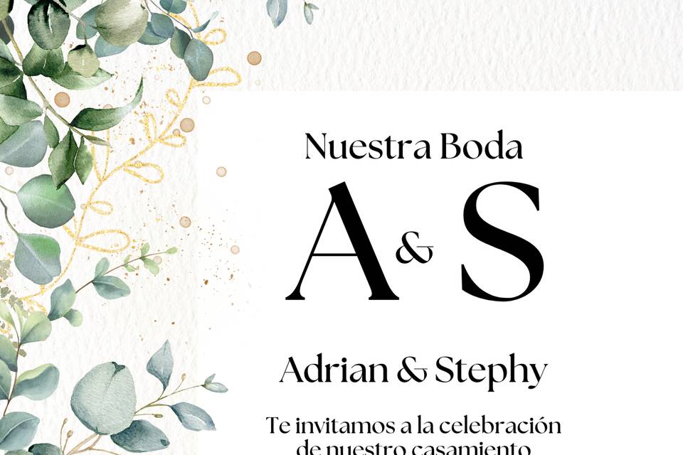 Invitación floral