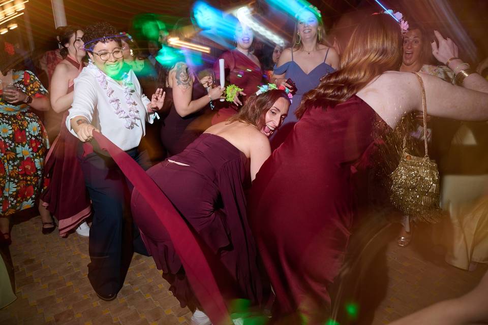 Momento de limbo durante la boda