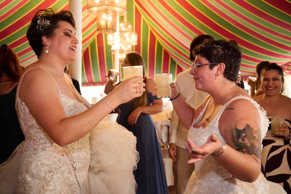 Brindis de la pareja