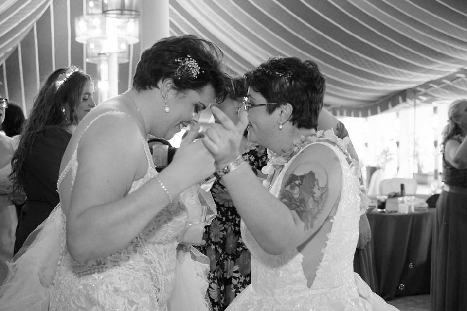 Momento emotivo durante la celebración